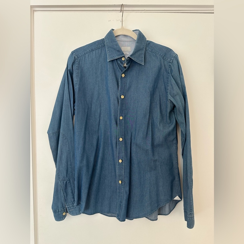 Mastai Ferretti Custom Men’s Denim Shirt Size 15¾ / 40